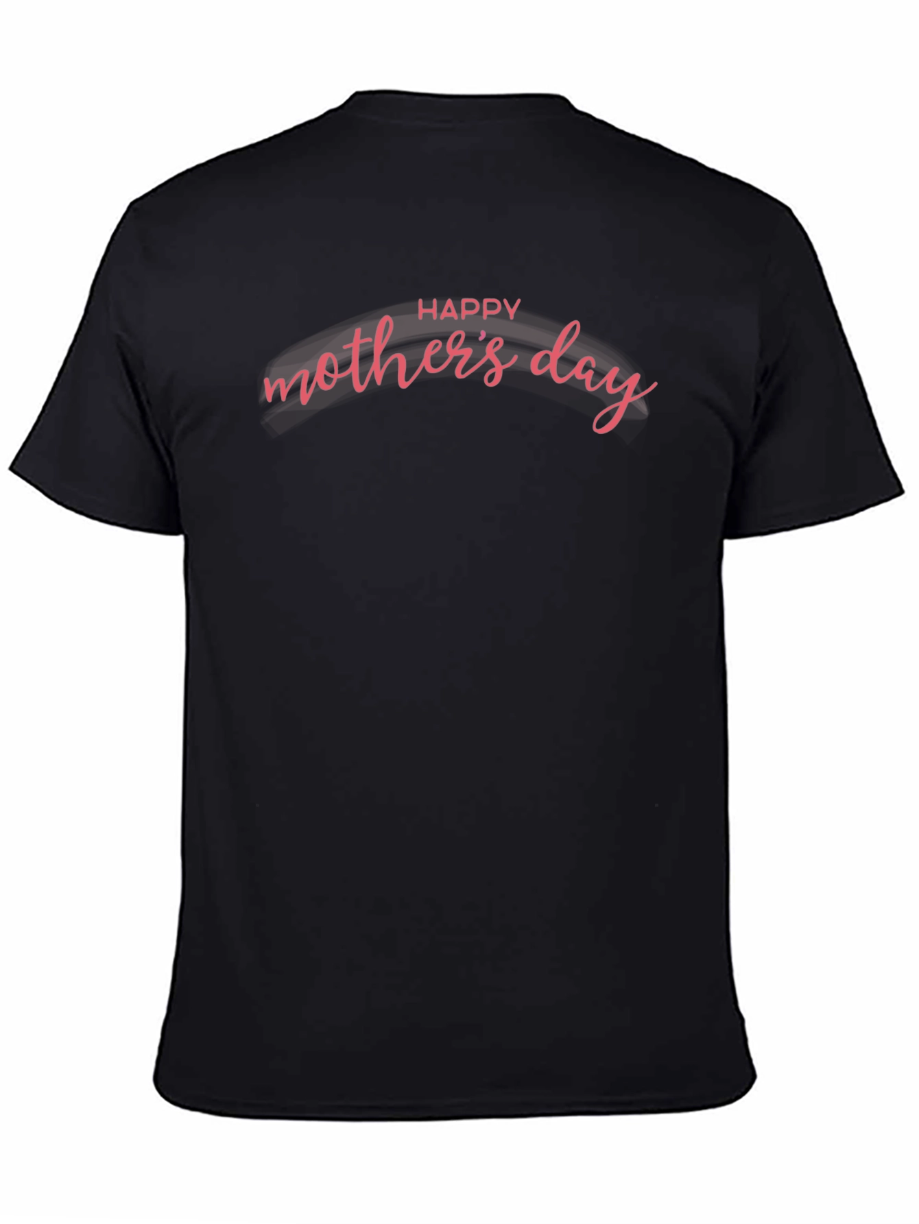 Happy Mothers Day Graphic Tee - Black