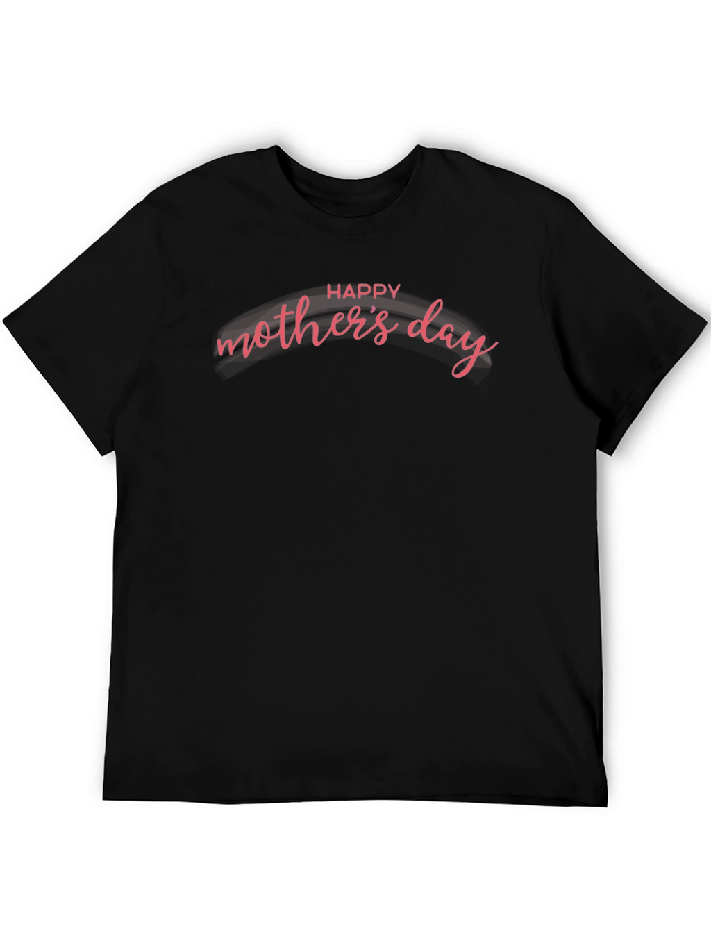 Happy Mothers Day Graphic Tee - Black