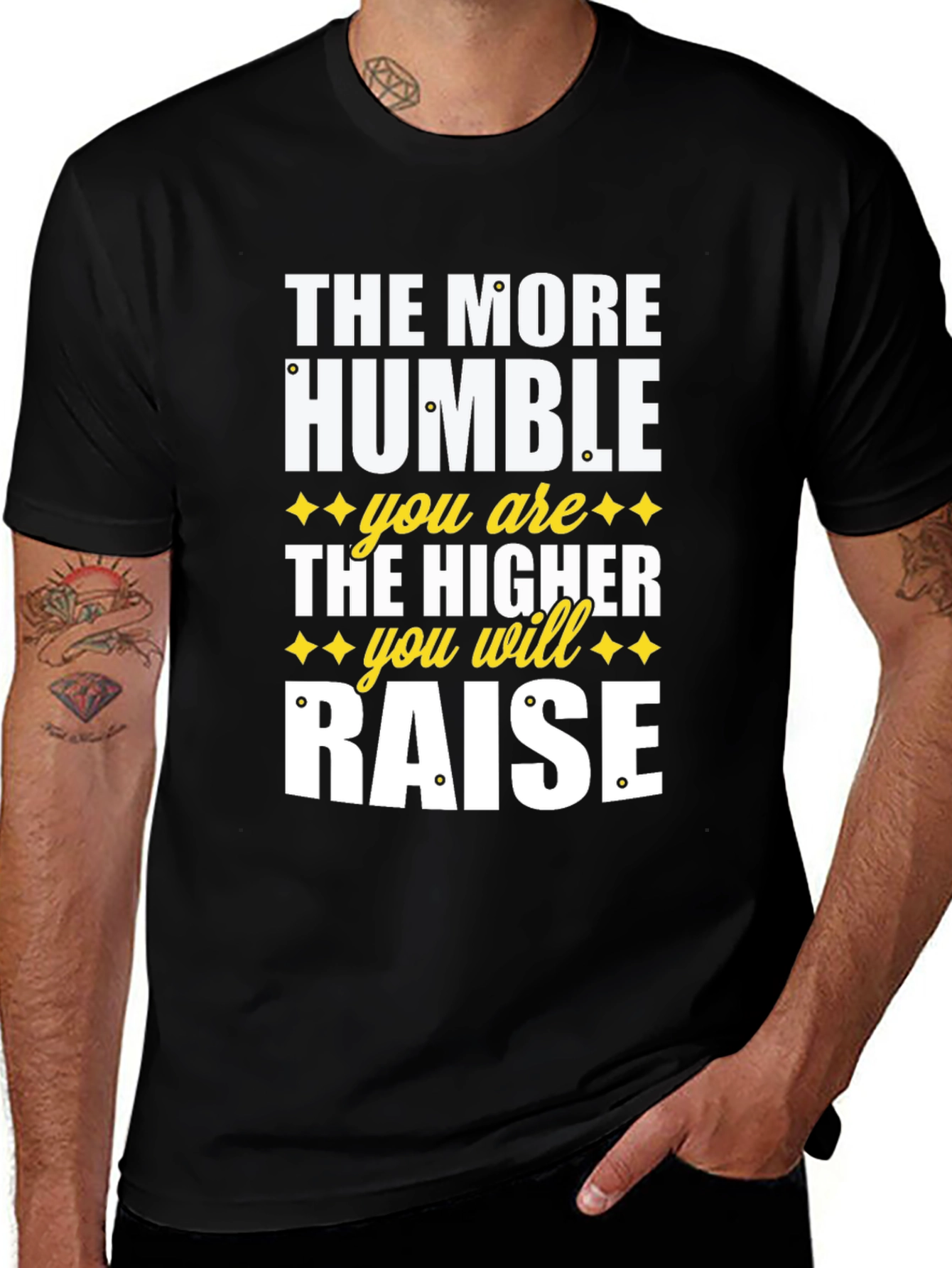 Humble Raise Graphic T-Shirt - Inspirational Design
