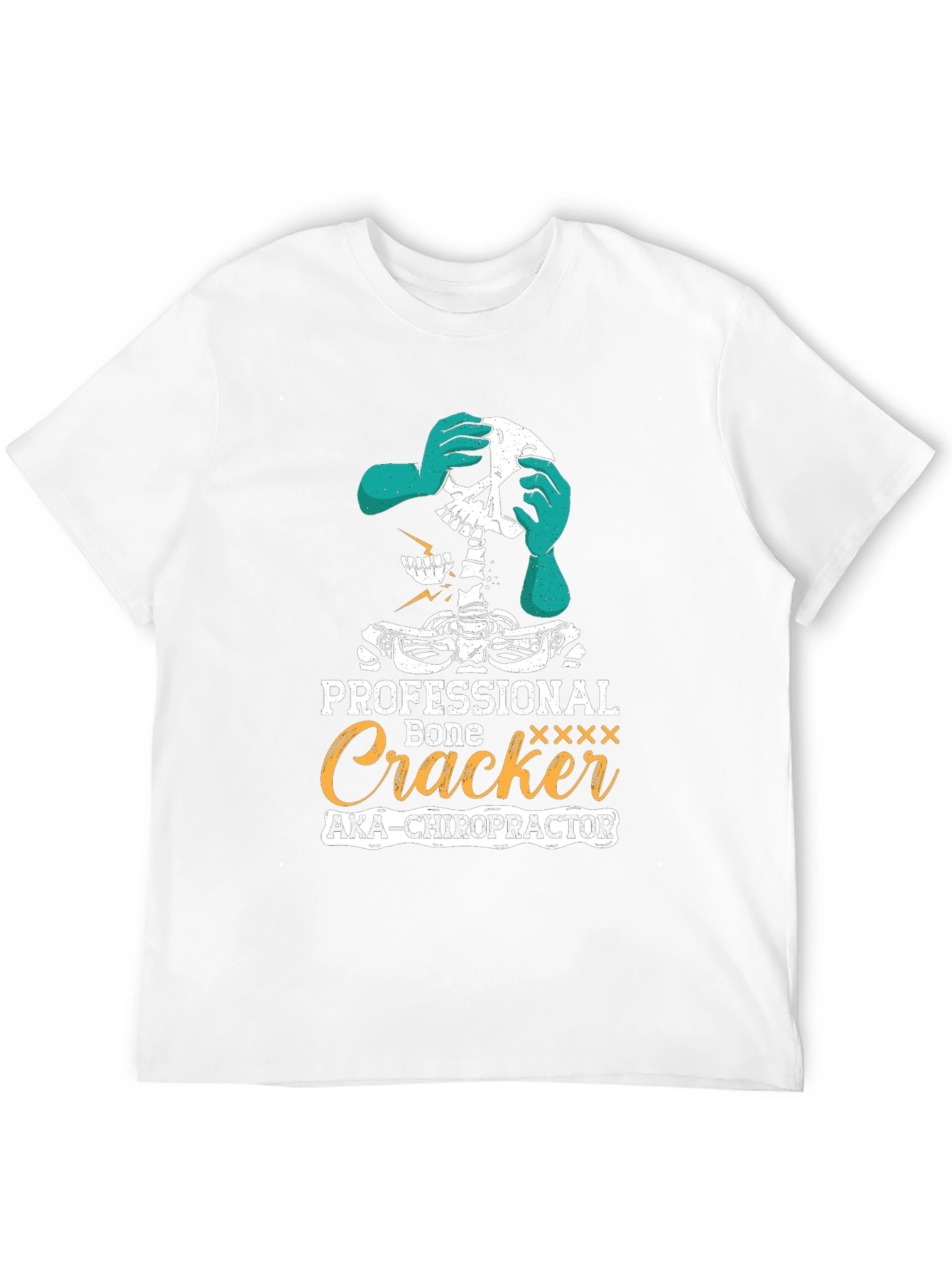 Chiropractor Skeleton T-Shirt - Professional Bone Cracker Tee