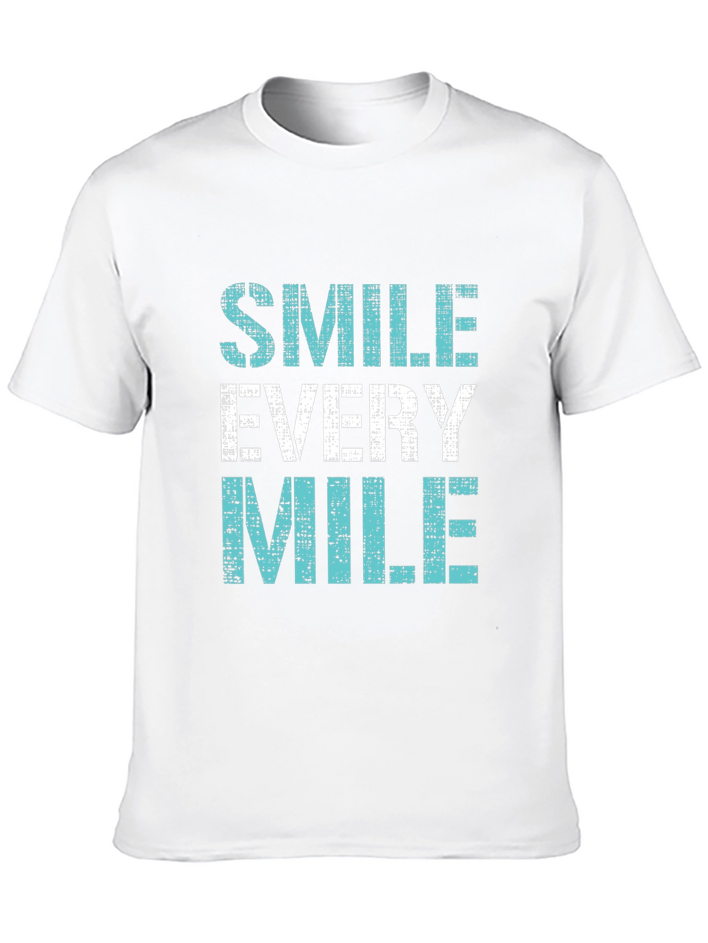 Smile Every Mile Graphic Tee - Black