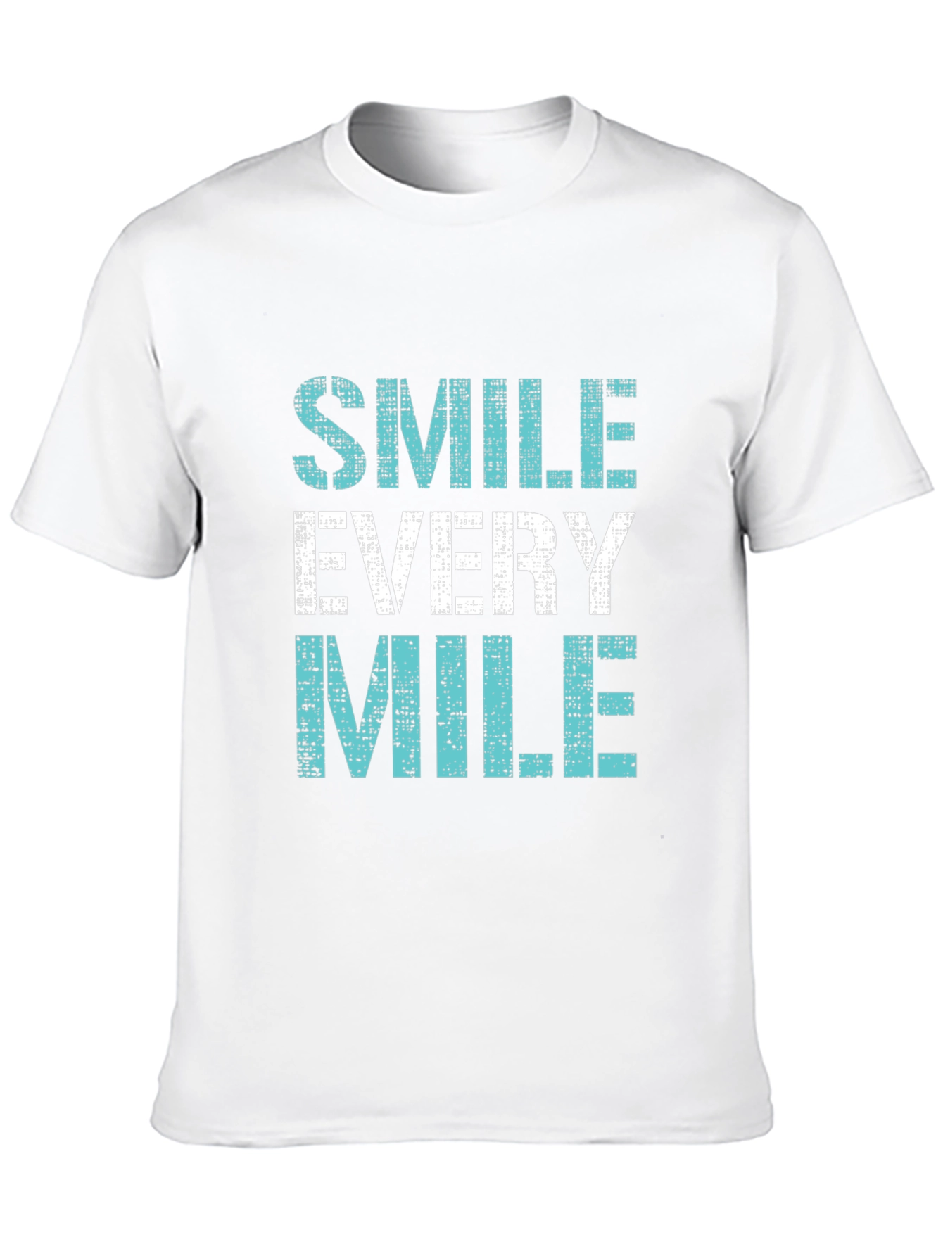 Smile Every Mile Graphic Tee - Black