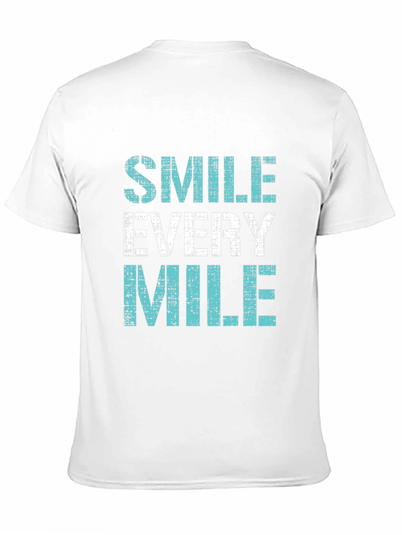 Smile Every Mile Graphic Tee - Black