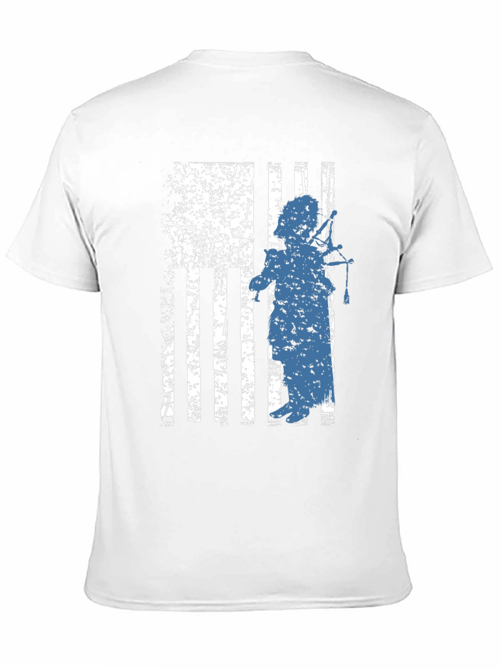 Patriotic Bagpiper Graphic Tee