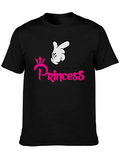 Girls Runs Like a Princess Black T-Shirt