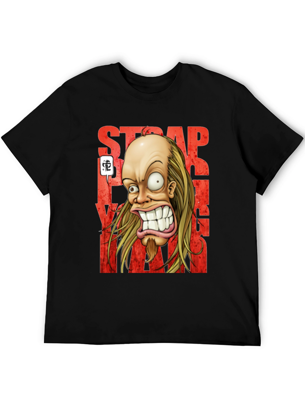 Strapping Young Lad T-Shirt - Cartoon Design