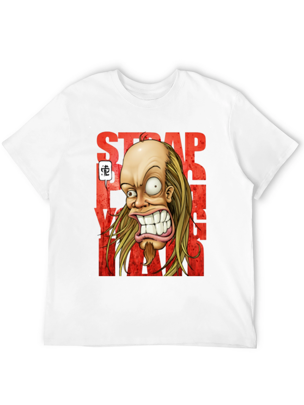 Strapping Young Lad T-Shirt - Cartoon Design