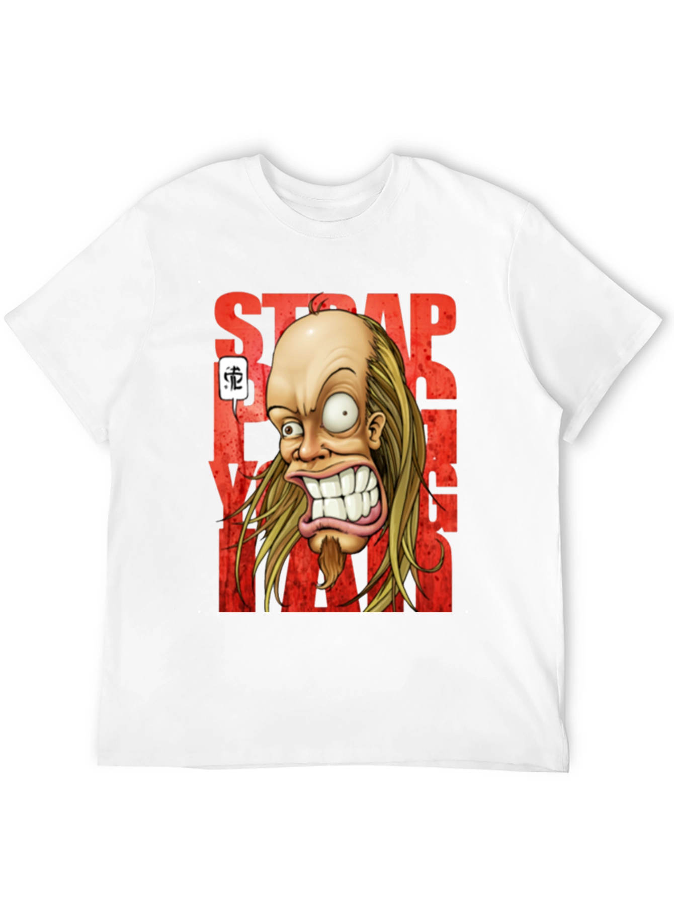 Strapping Young Lad T-Shirt - Cartoon Design