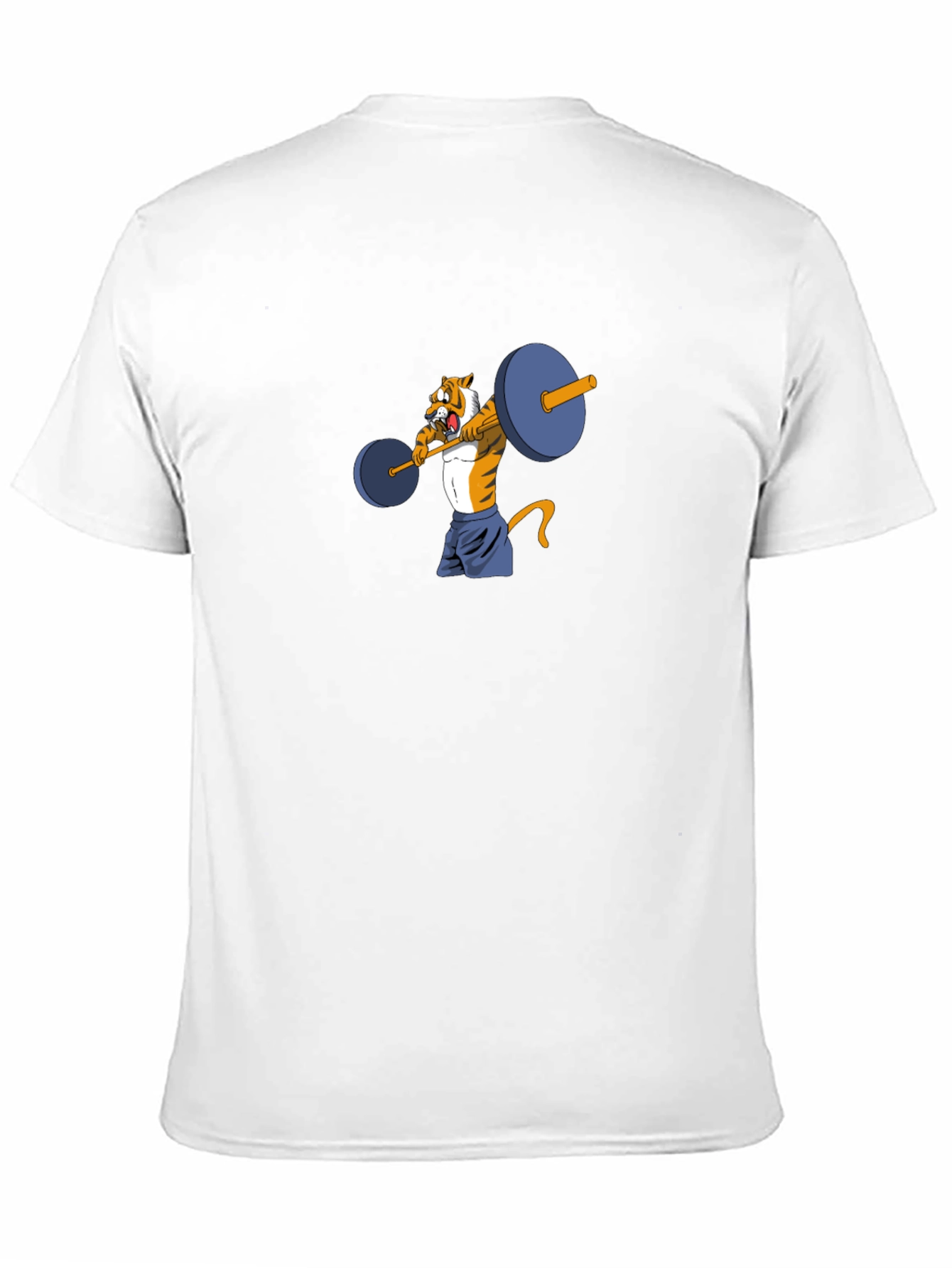 Tiger Lifting Weights Graphic Tee - Black