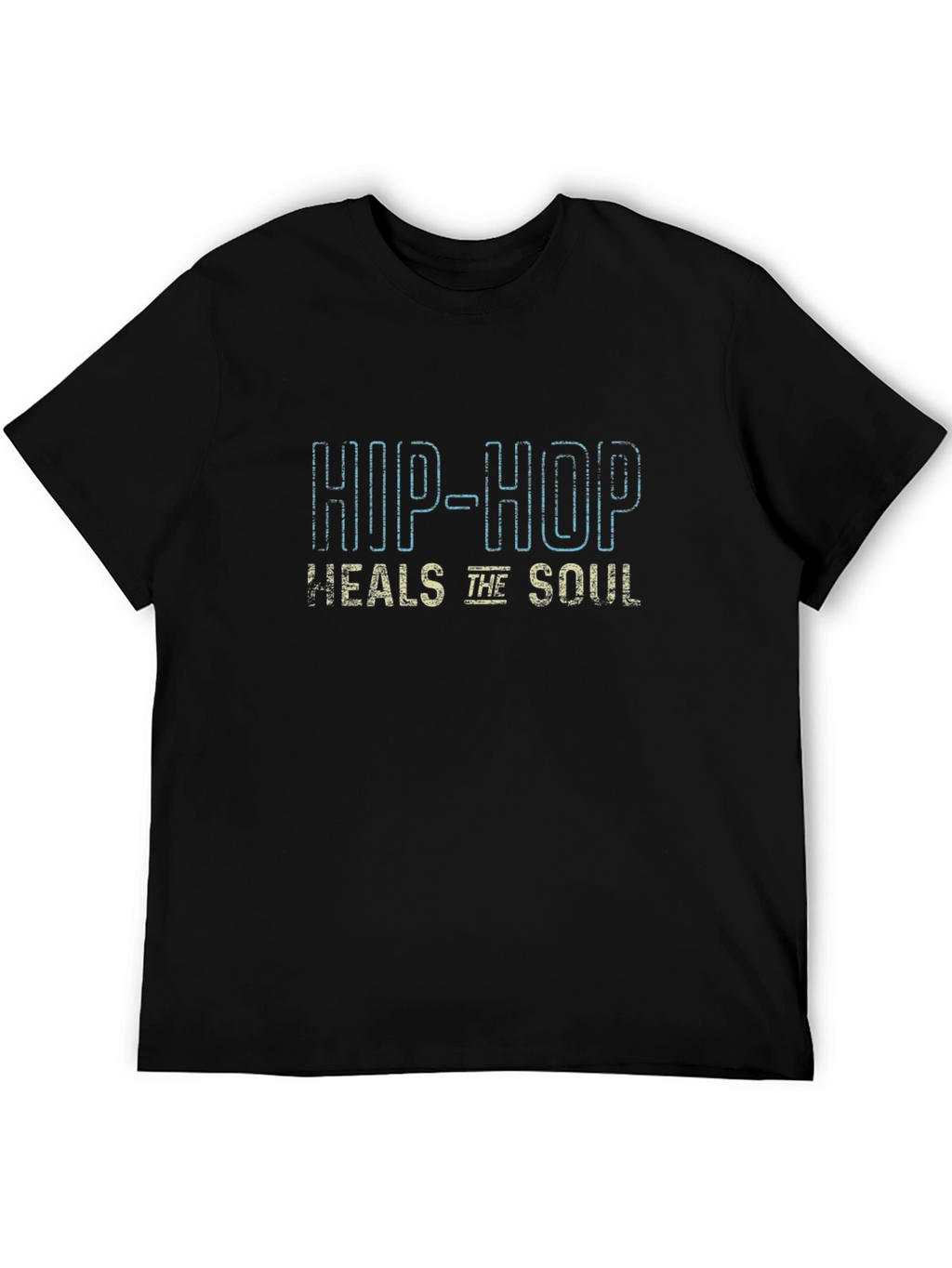 Hip-Hop Heals The Soul Black T-Shirt