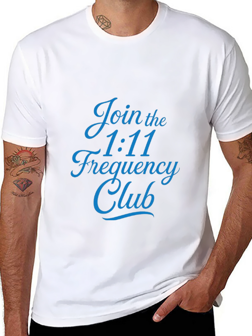 Join 1:11 Frequency Club Tee - Stylish Graphic T-Shirt