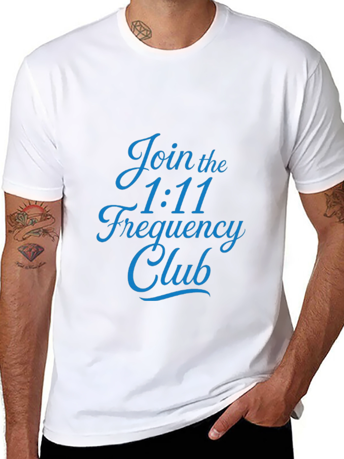 Join 1:11 Frequency Club Tee - Stylish Graphic T-Shirt