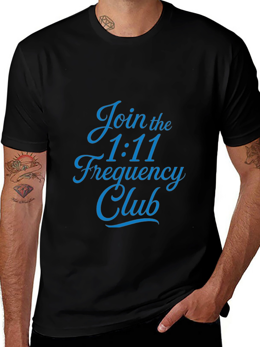 Join 1:11 Frequency Club Tee - Stylish Graphic T-Shirt