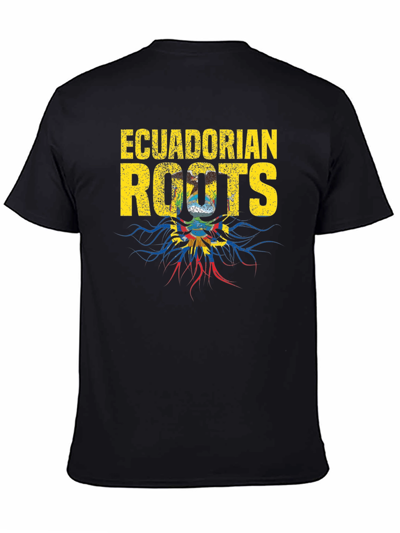 Ecuadorian Roots Graphic T-Shirt - Black