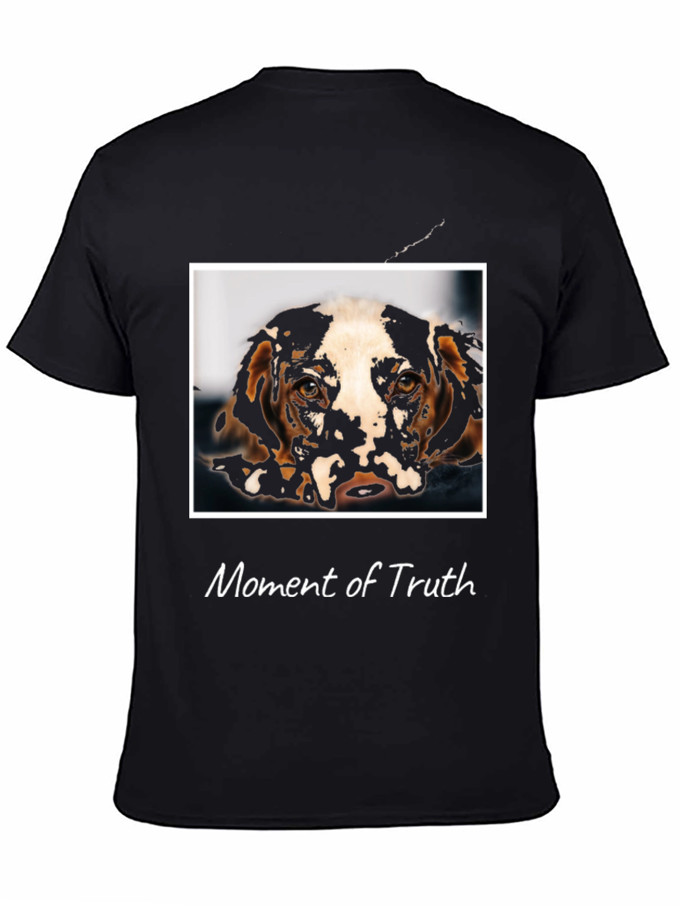 Moment of Truth Dog Graphic T-Shirt