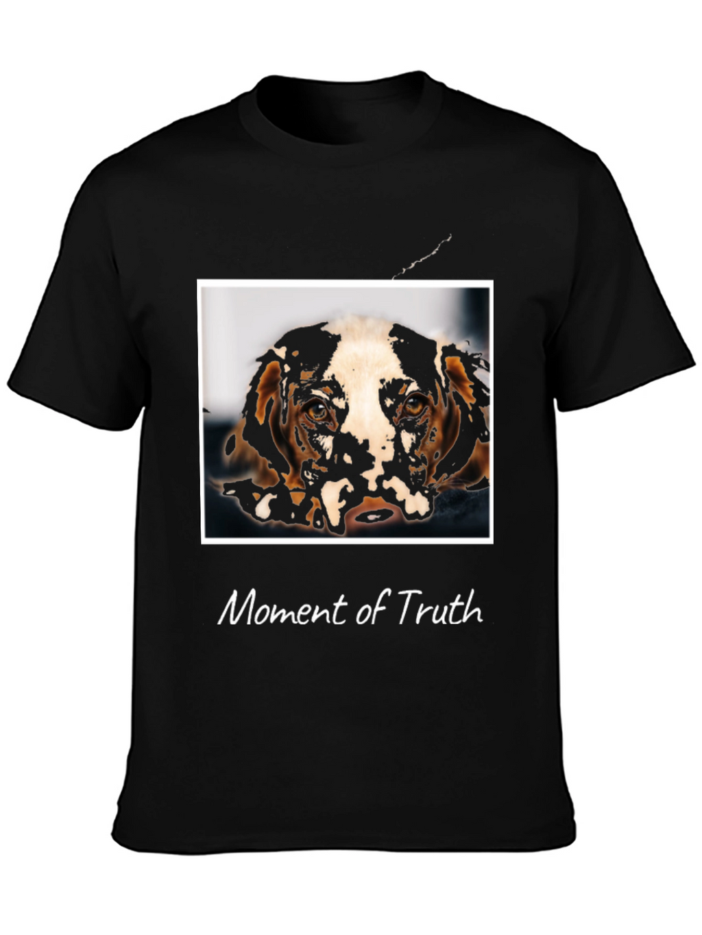 Moment of Truth Dog Graphic T-Shirt