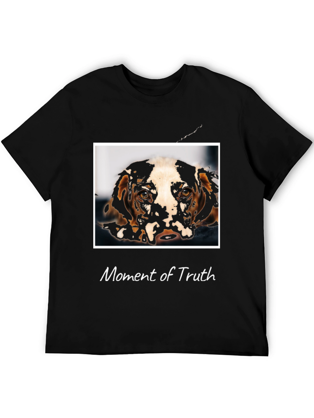 Moment of Truth Dog Graphic T-Shirt