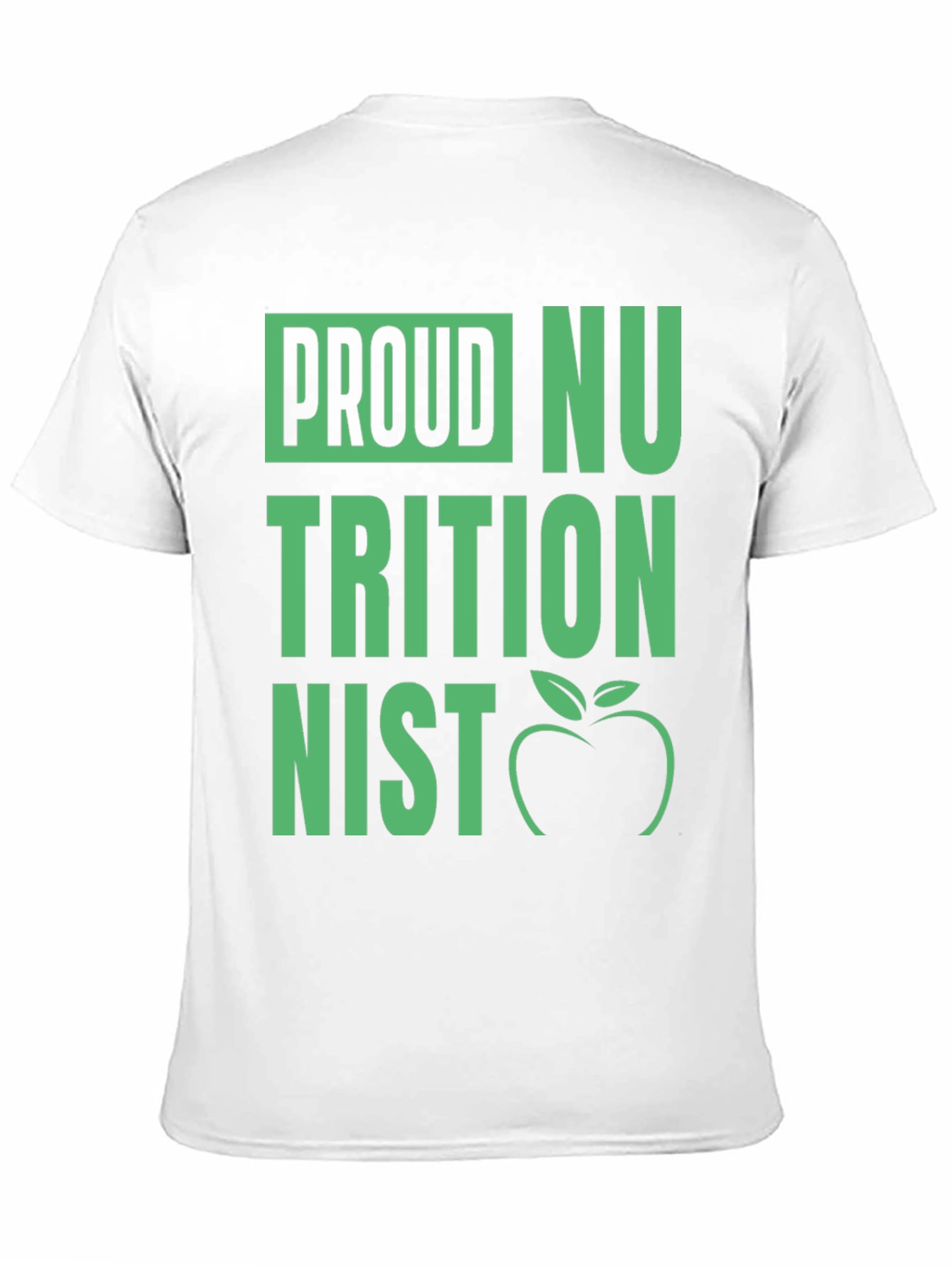 Proud Nutritionist T-Shirt - Black Graphic Tee