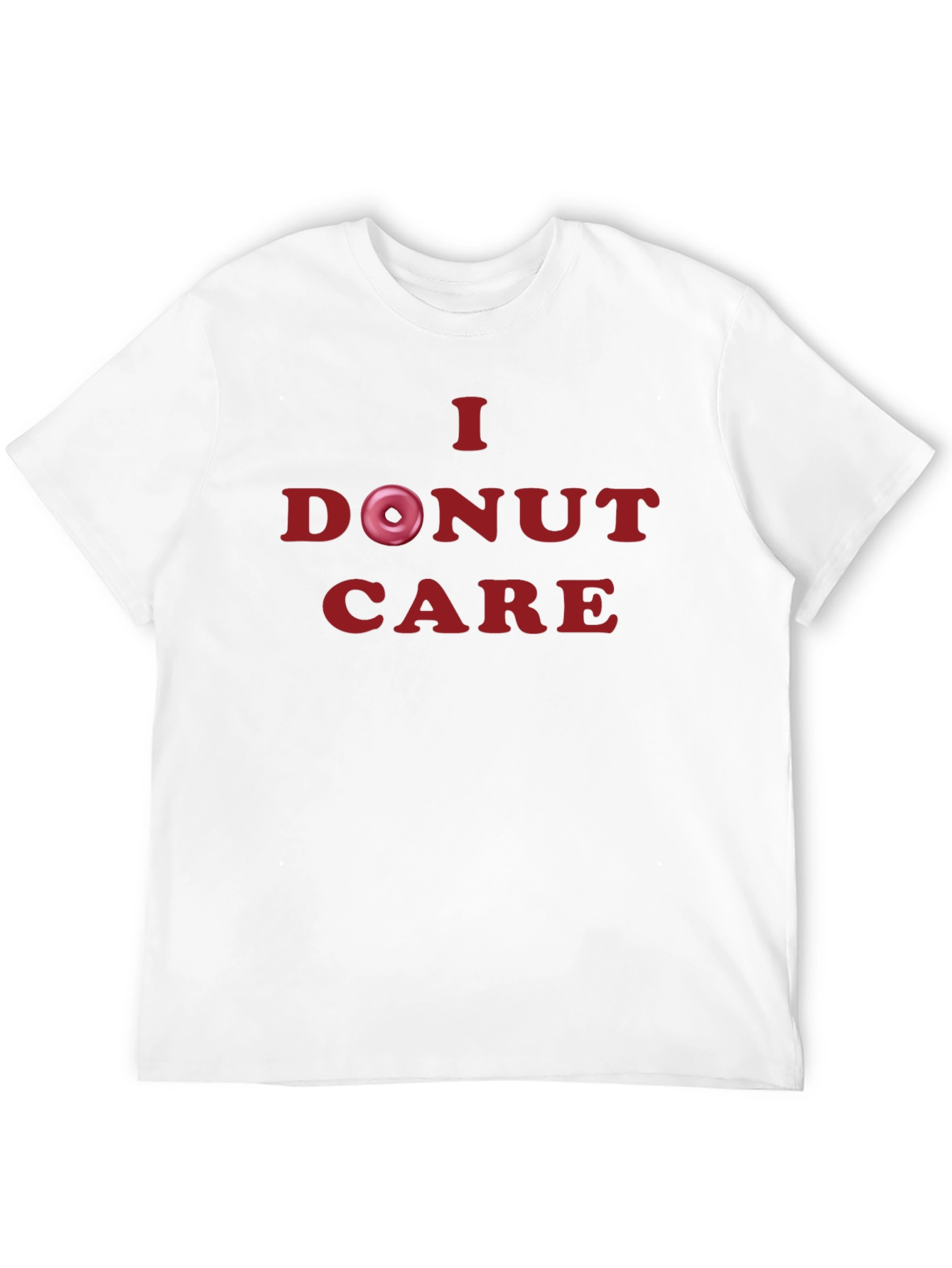 I Donut Care T-Shirt - Humorous & Stylish