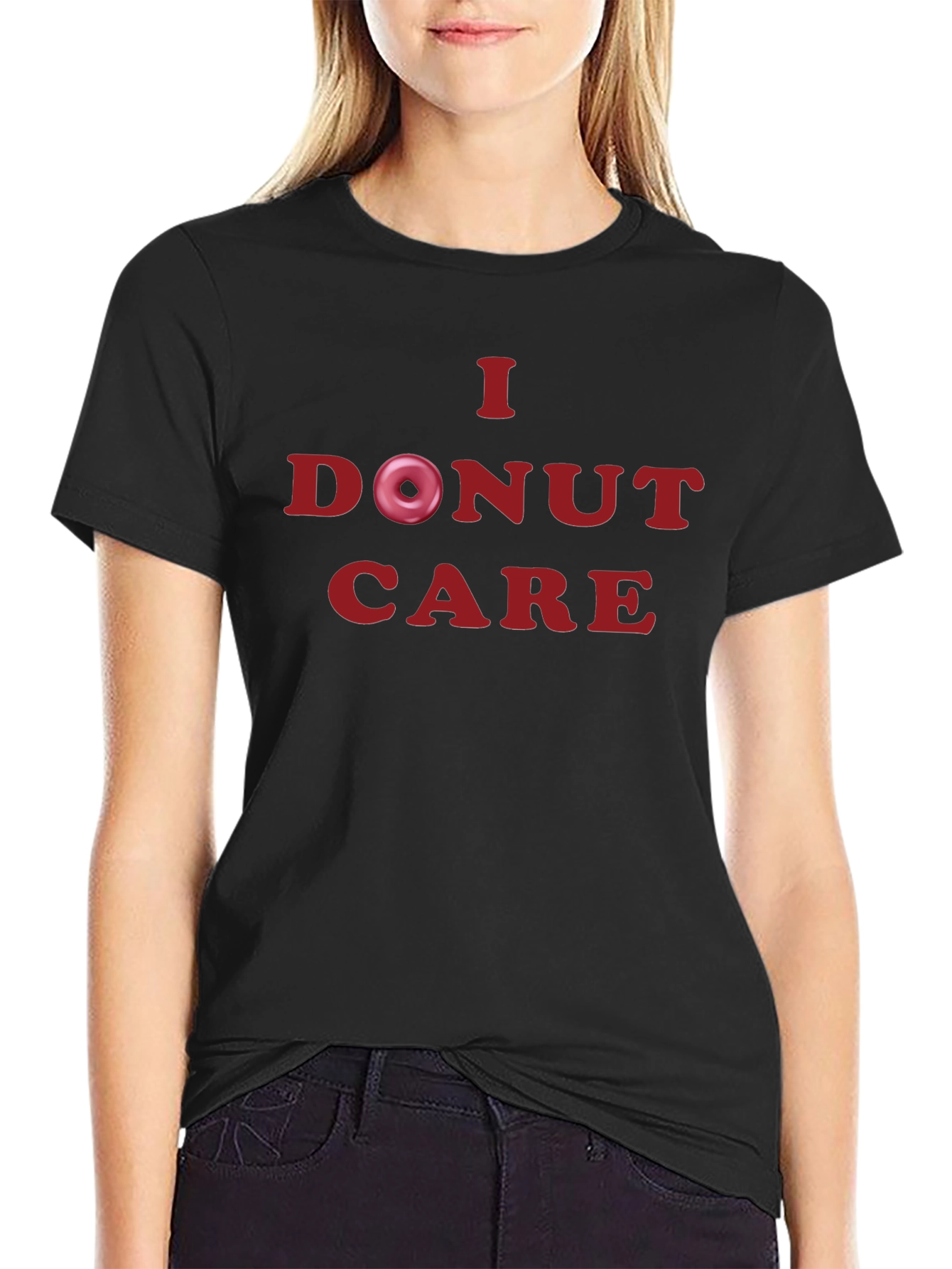 I Donut Care T-Shirt - Humorous & Stylish