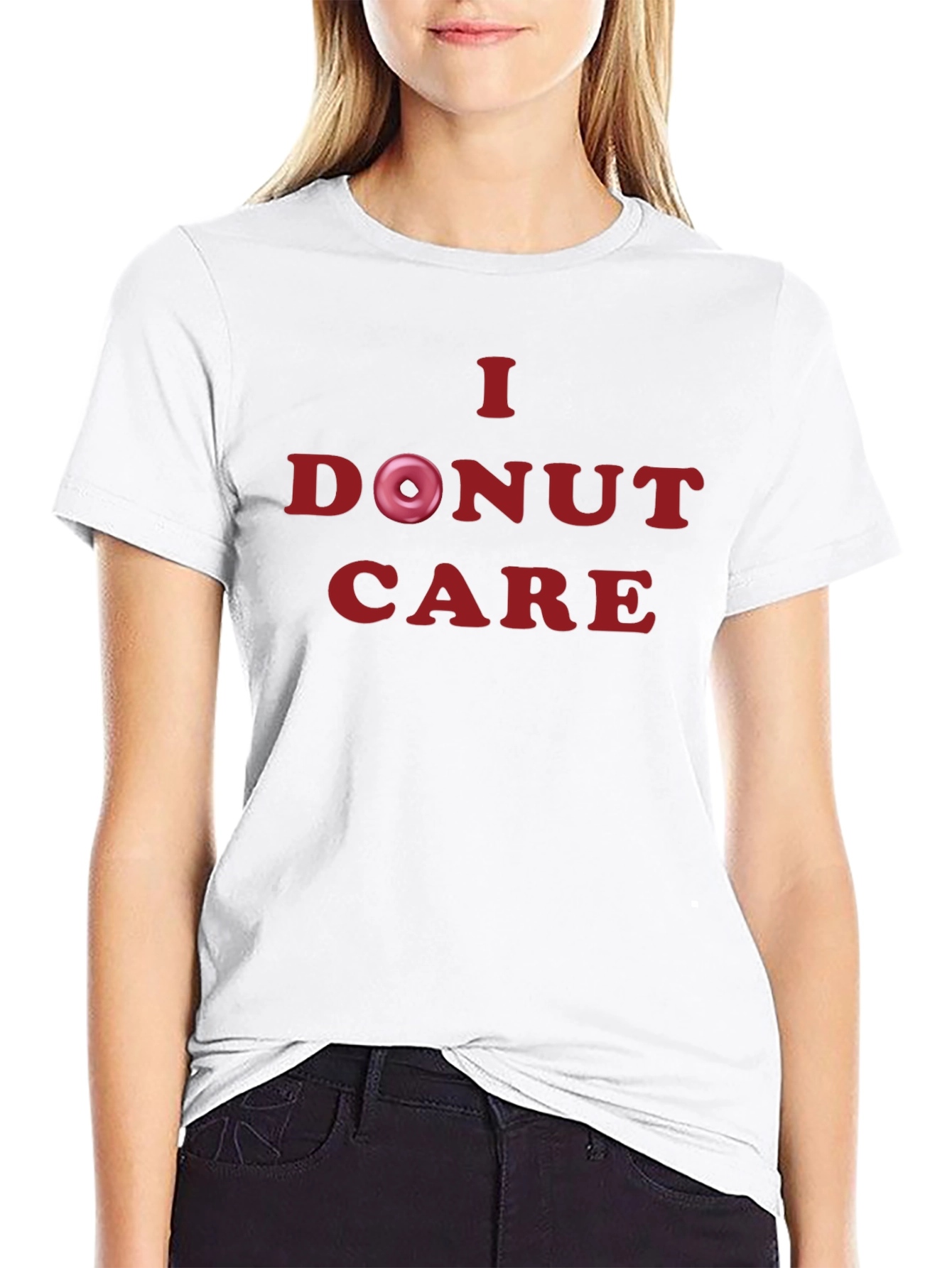 I Donut Care T-Shirt - Humorous & Stylish