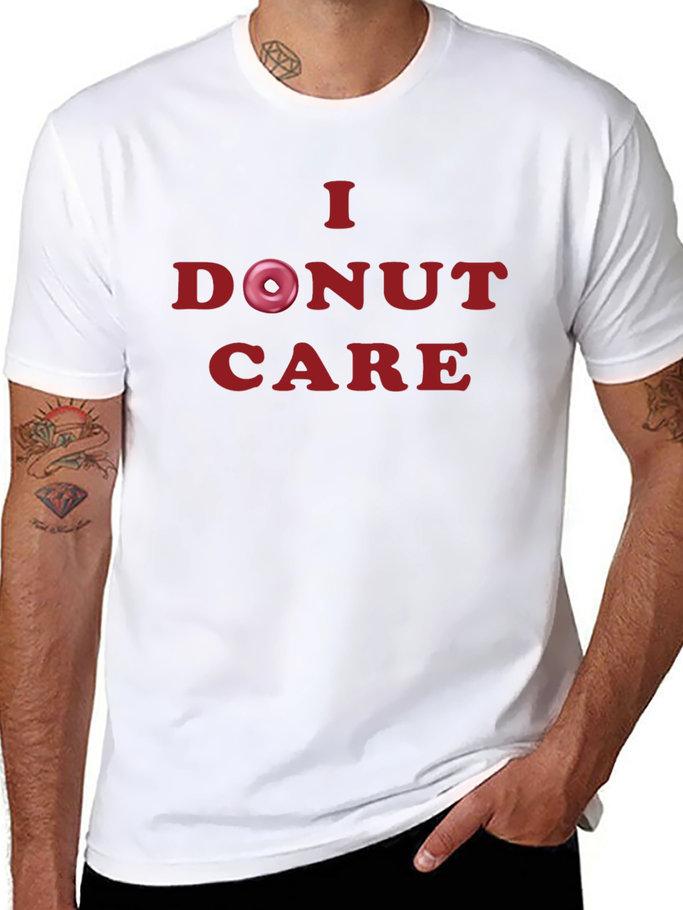 I Donut Care T-Shirt - Humorous & Stylish