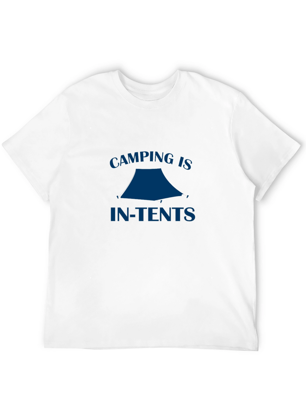 Camping is In-Tents Graphic Tee - Black