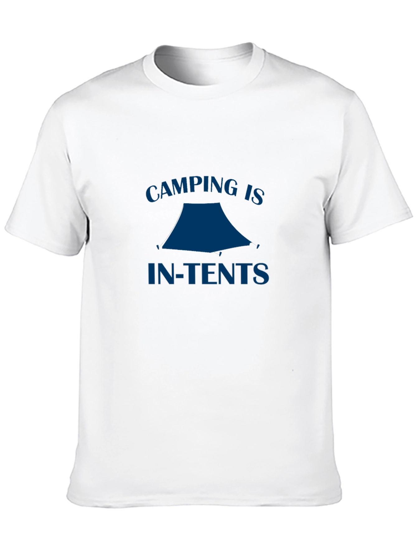 Camping is In-Tents Graphic Tee - Black