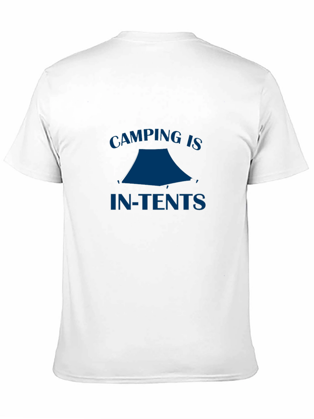 Camping is In-Tents Graphic Tee - Black