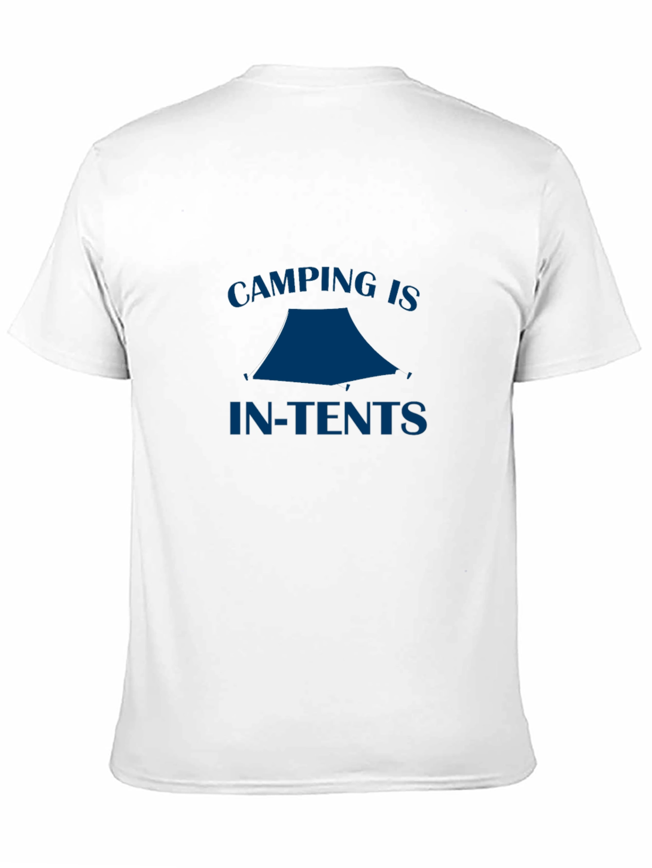 Camping is In-Tents Graphic Tee - Black