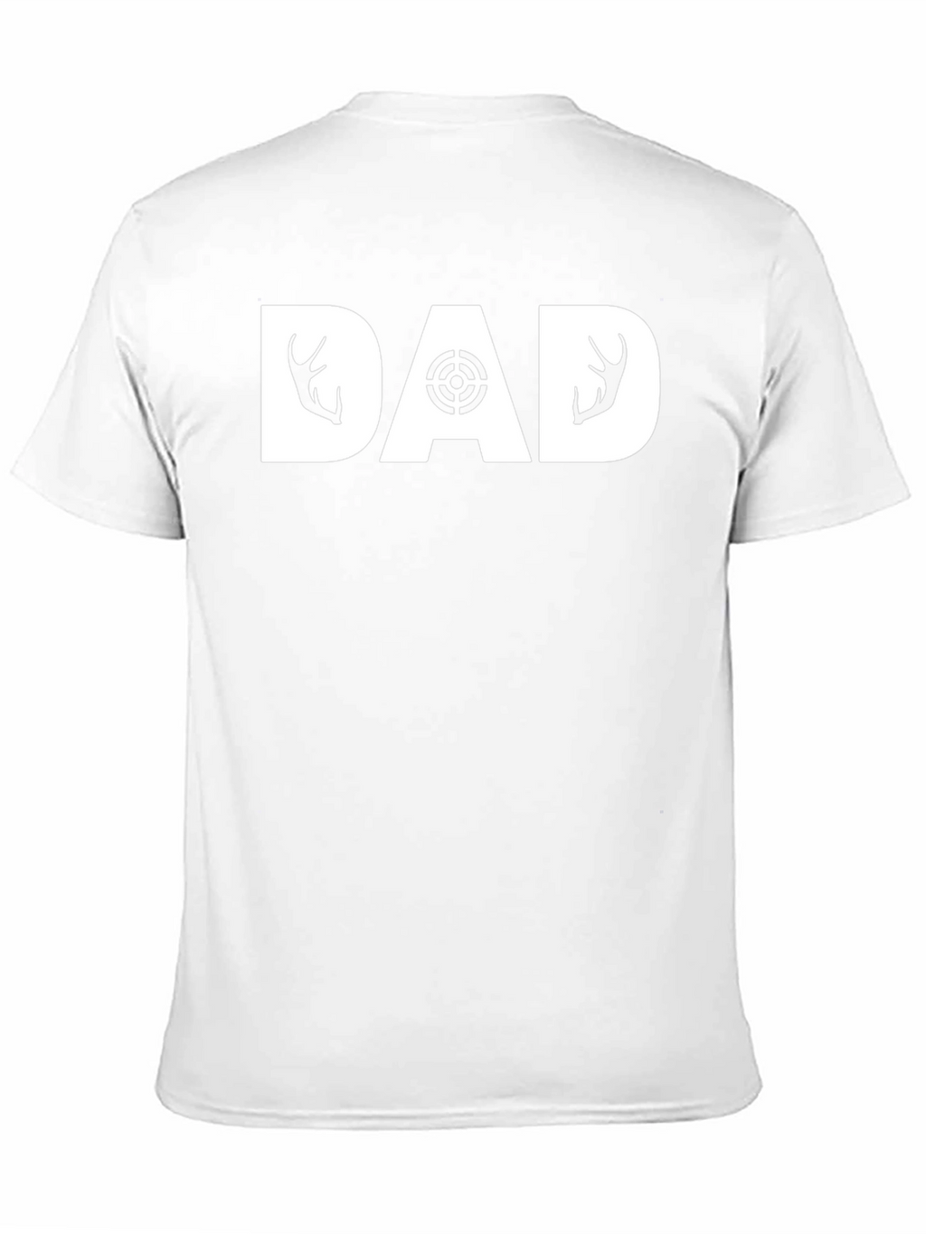 Hunting Dad T-Shirt - Deer Antler Design