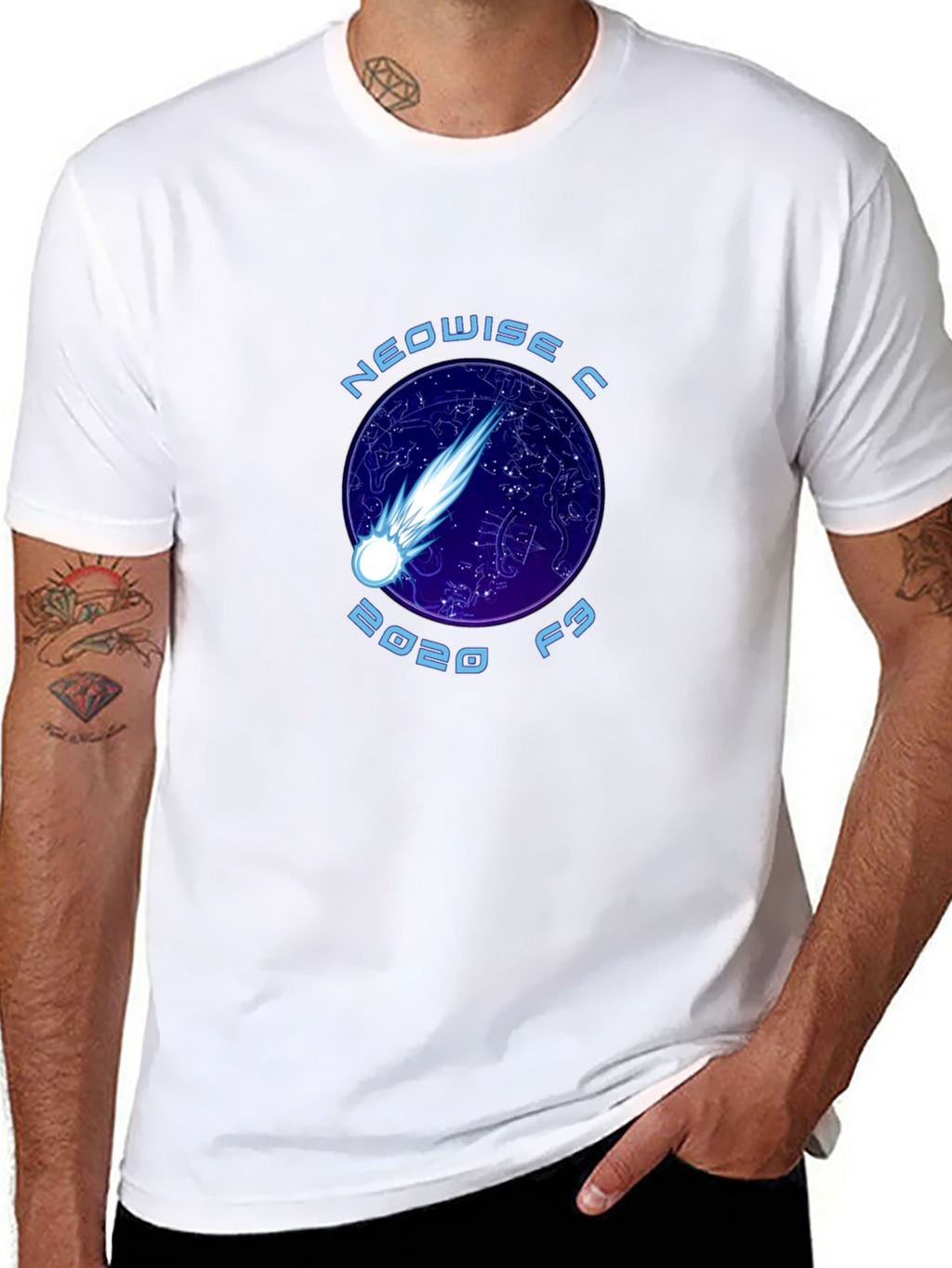 NEOWISE C/2020 F3 Comet Graphic T-Shirt
