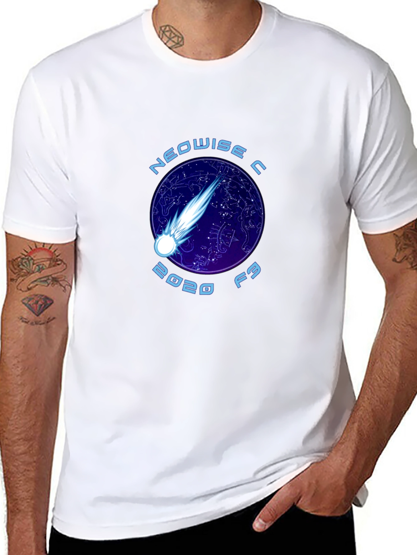 NEOWISE C/2020 F3 Comet Graphic T-Shirt