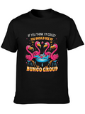 Crazy Bunco Group Flamingo Graphic Tee