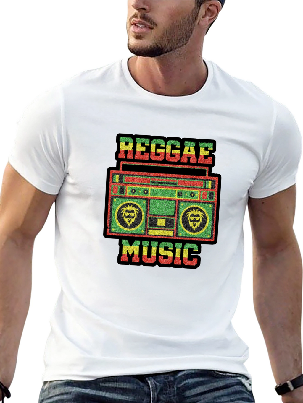 Reggae Music Black T-Shirt