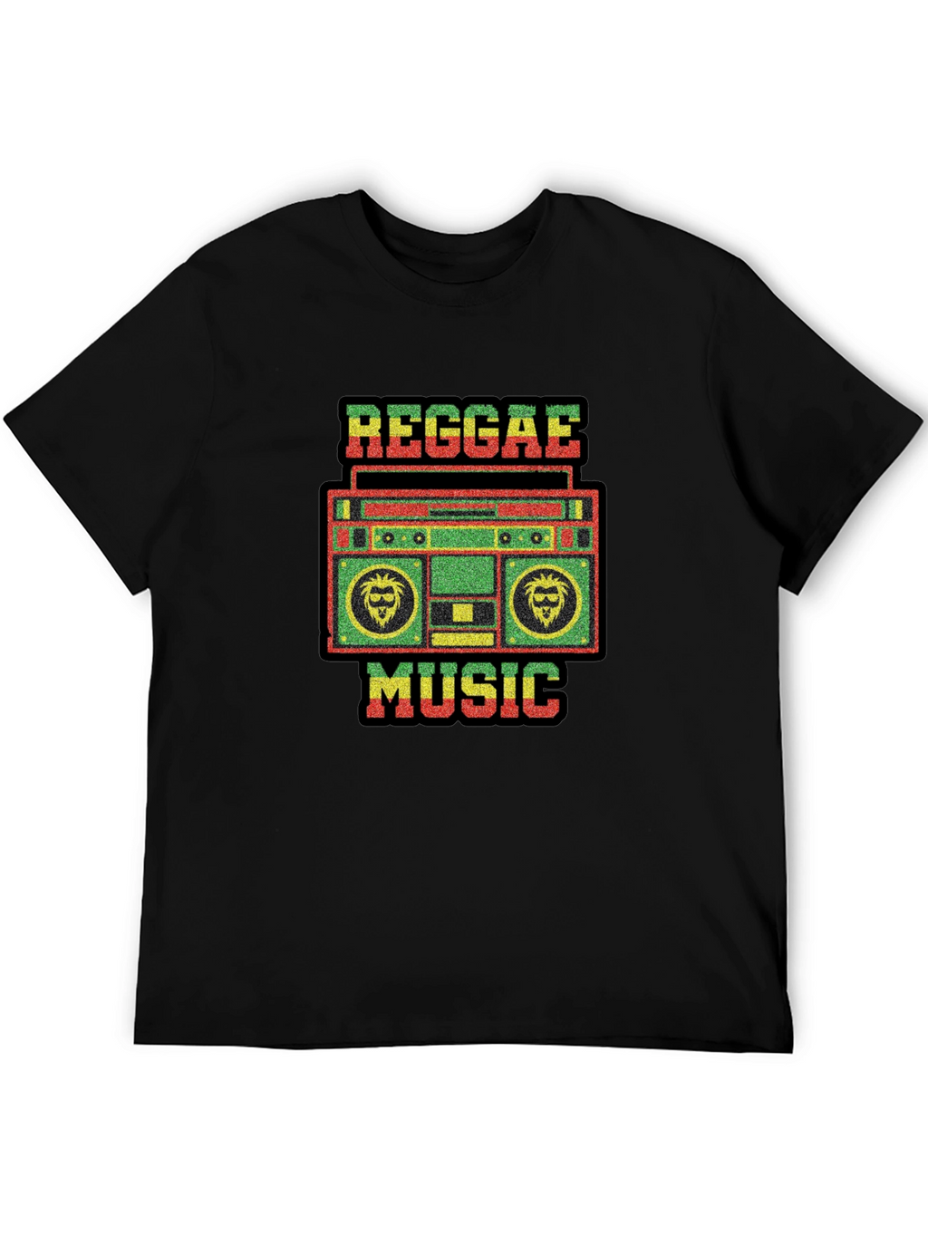 Reggae Music Black T-Shirt