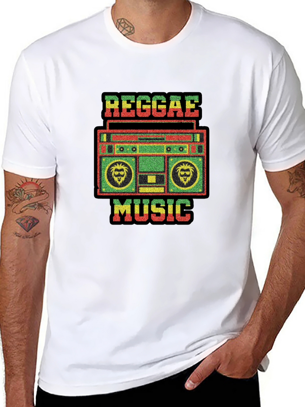 Reggae Music Black T-Shirt