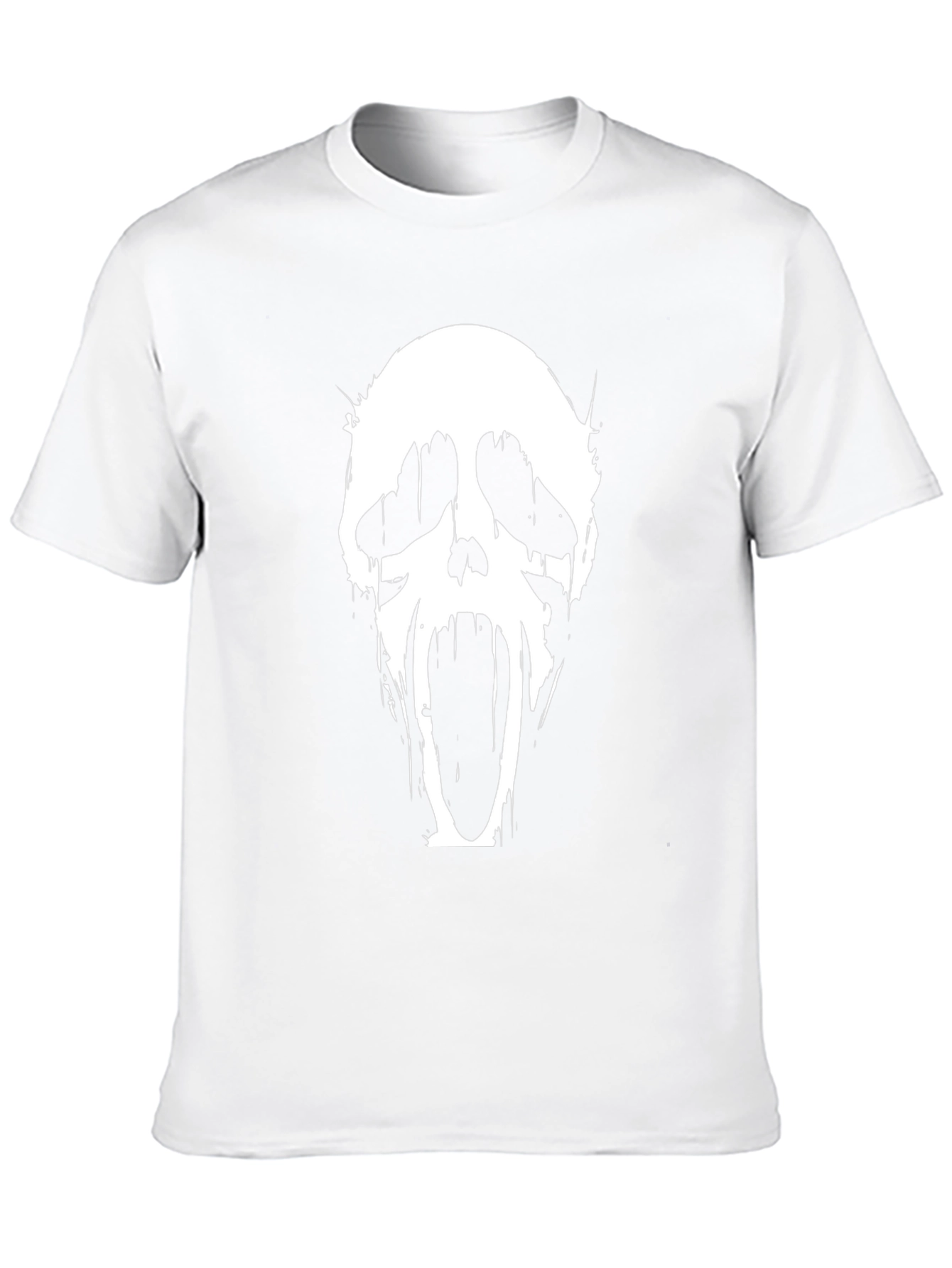 Scream Ghost Face Graphic T-Shirt - Black
