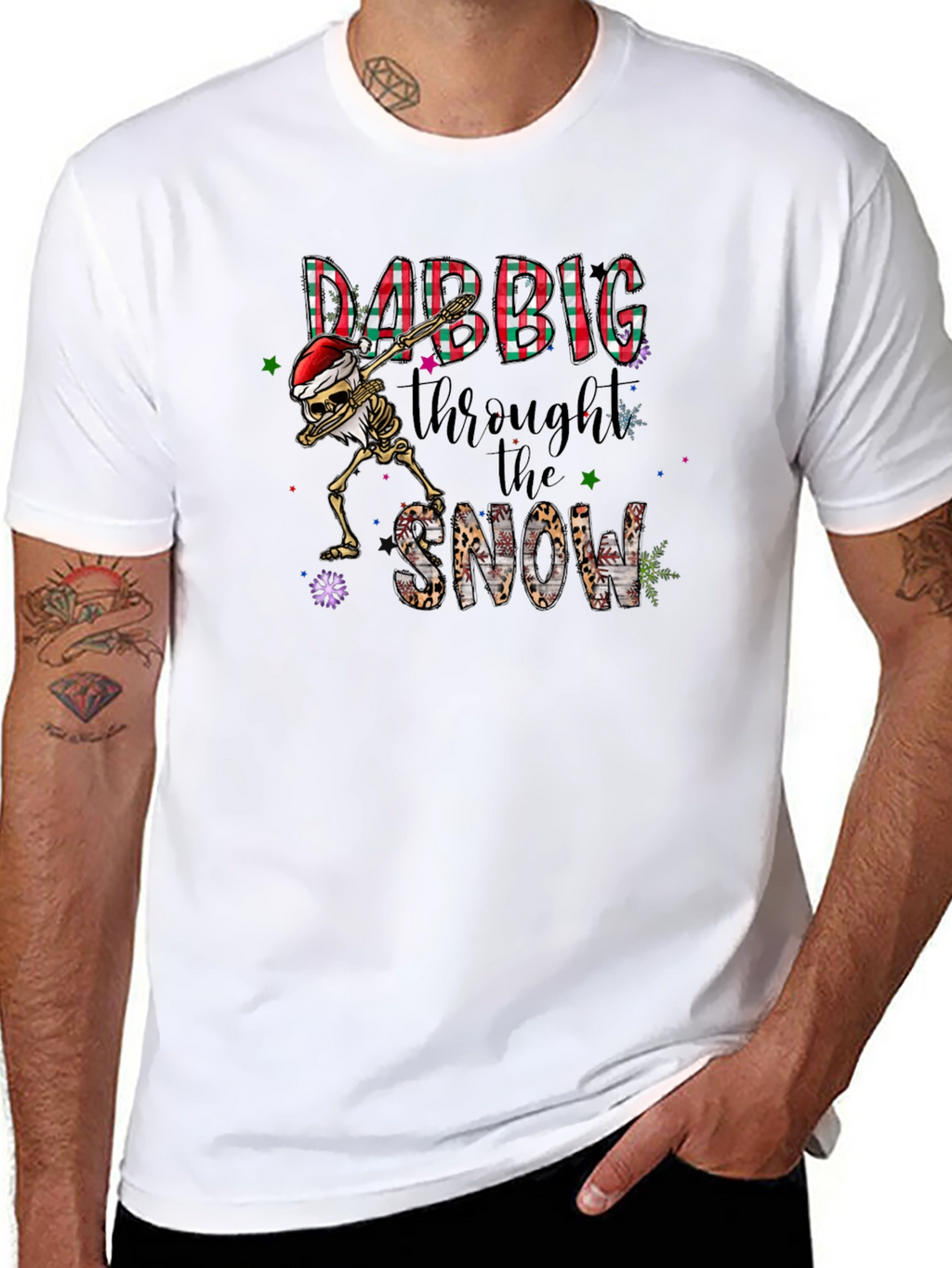Dabbing Through the Snow Holiday T-Shirt