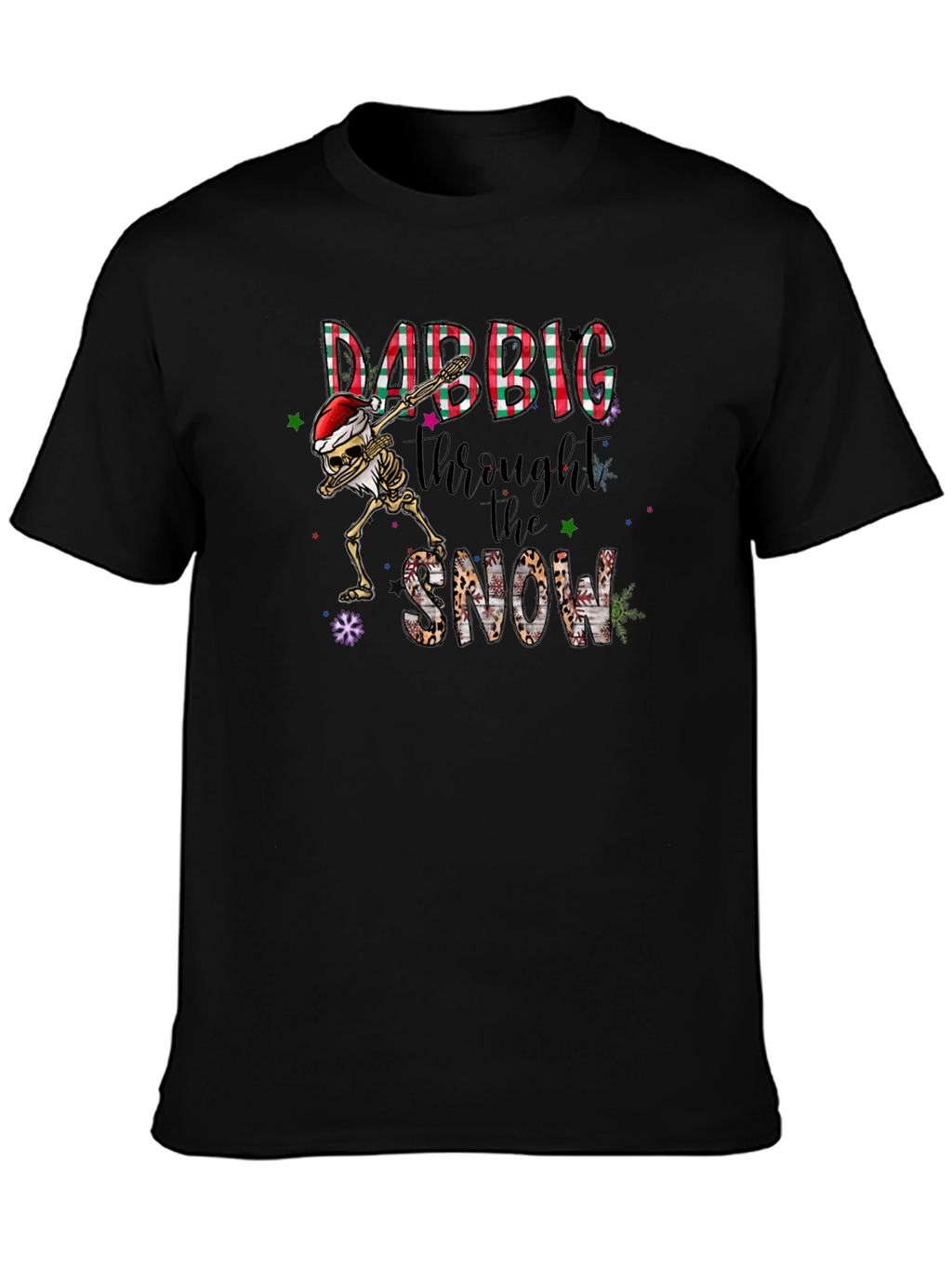Dabbing Through the Snow Holiday T-Shirt