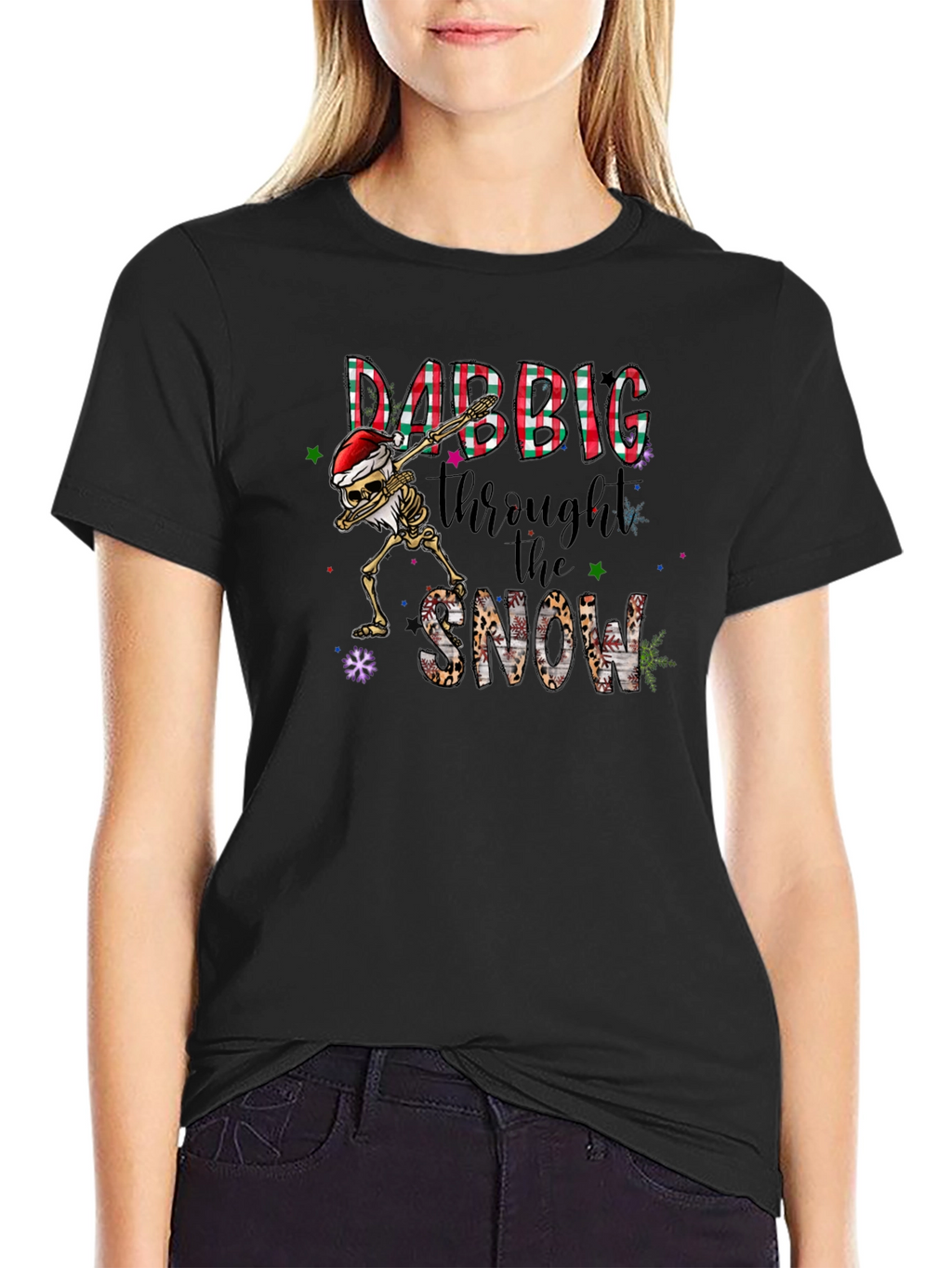 Dabbing Through the Snow Holiday T-Shirt