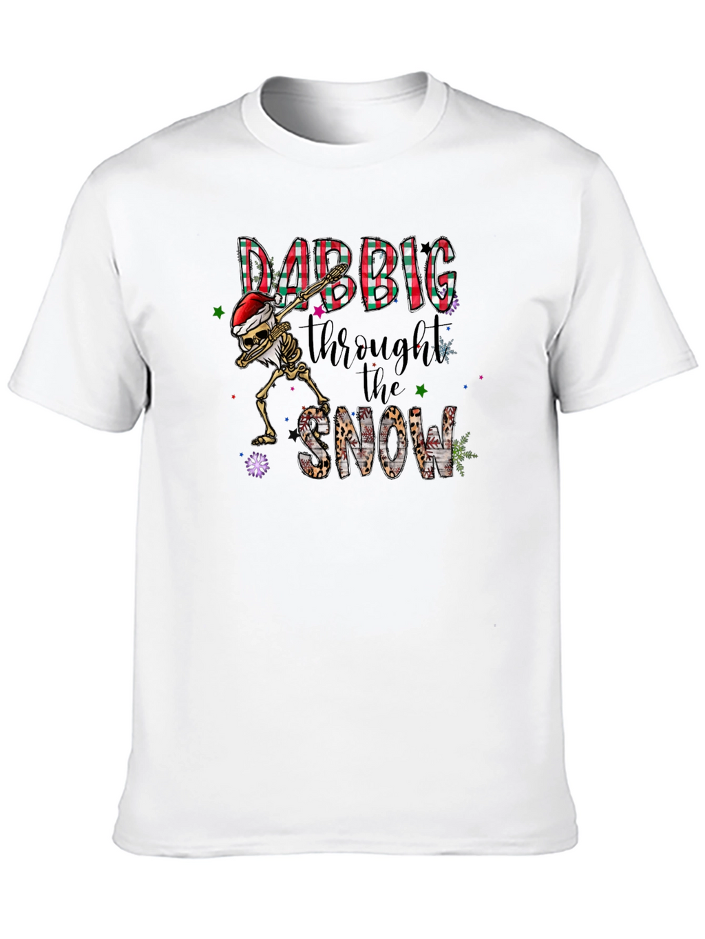 Dabbing Through the Snow Holiday T-Shirt
