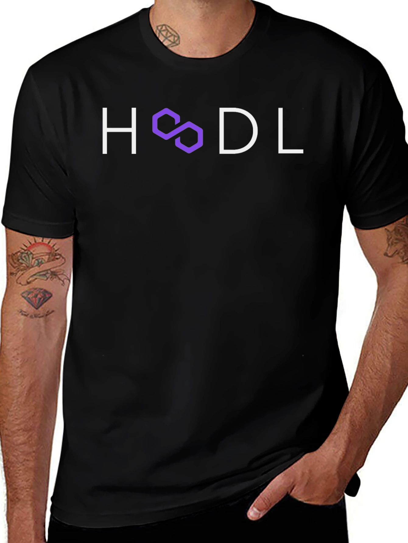 HODL Polygon Crypto T-Shirt