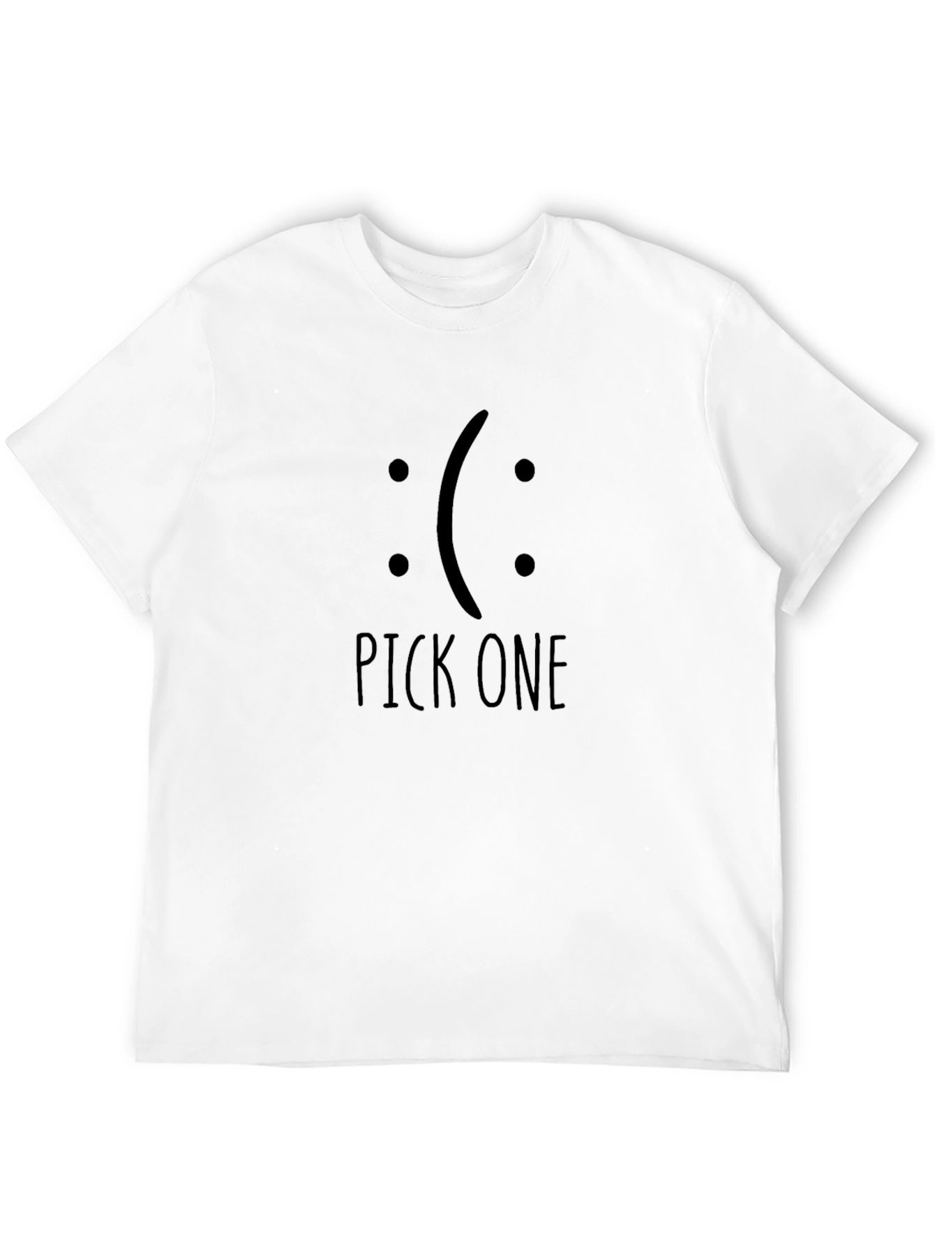 Pick One T-Shirt - Black Graphic Tee