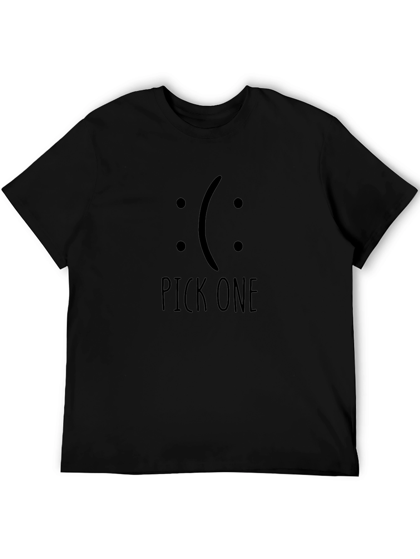Pick One T-Shirt - Black Graphic Tee