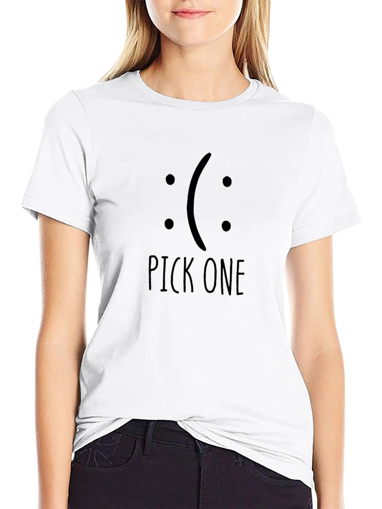 Pick One T-Shirt - Black Graphic Tee