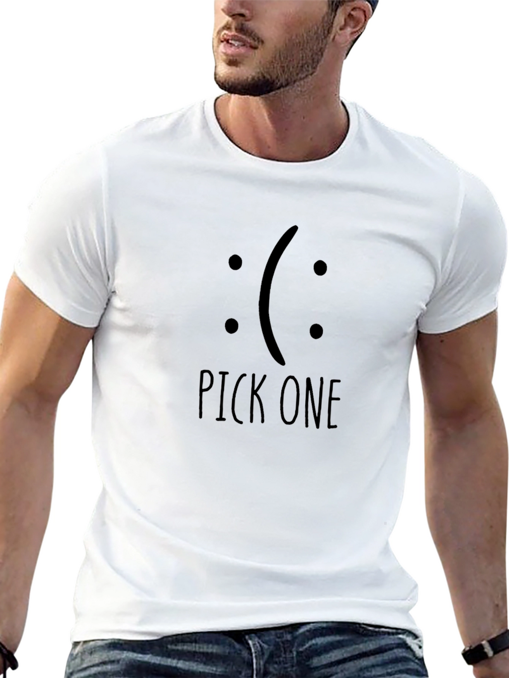 Pick One T-Shirt - Black Graphic Tee