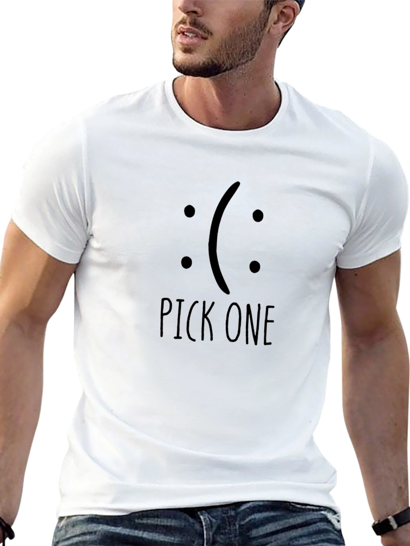 Pick One T-Shirt - Black Graphic Tee