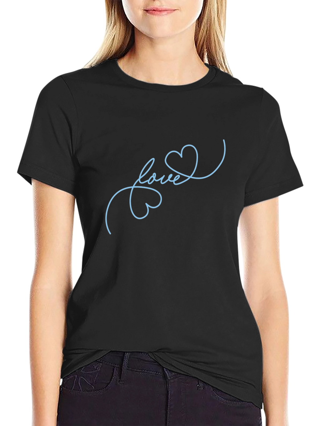 Love Heart Graphic Tee - Stylish Casual T-Shirt