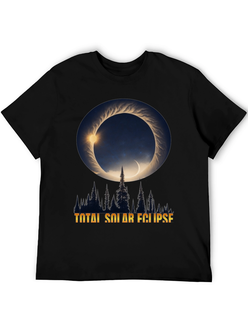 Total Solar Eclipse Graphic T-Shirt